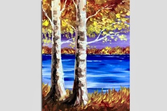 Paint Nite: The Gold of Fall